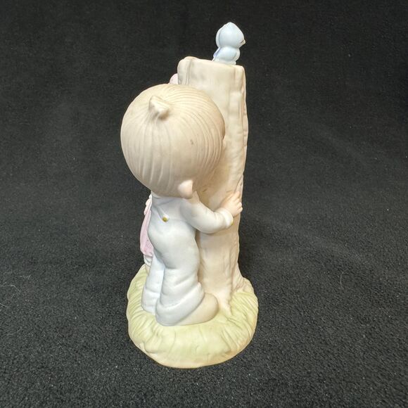 Vintage Thee I Love 1979 Precious Moment Figurine Collectible Home Deco Boy Girl - Picture 3 of 8
